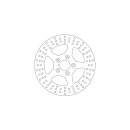 Rigid Brake Rotor 5-Hole Stainless Steel 11,5" Rear