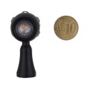 Retro LED Turn Signal V2A Black stem Black Clear LED