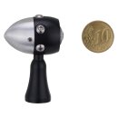 Retro LED Turn Signal V2A Black stem Black Clear LED