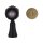 Retro LED Turn Signal V2A Black stem Black Clear LED