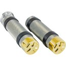Young Gun Iron Cross Grips Aluminium 1" Polished...