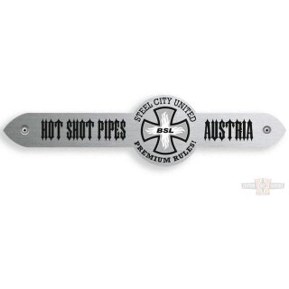Exhaust,Logo-Emblem, polished