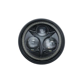 Orbit Vision 5 3/4" Scheinwerfer Black Clear
