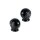 Old Style Straight 1" Riser Black Gloss Powder Coated