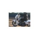 MX-Style Passenger Floorboards Black, Powder Coated, Satin