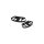 MX-Style Passenger Floorboards Black, Powder Coated, Satin