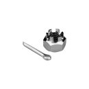 AXLE CASTLE NUT/COTTER PIN