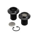 Radius Breather Bolts 1/2"-13 Black