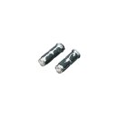 ISO-Flame Grips Chrome 1" Throttle By Wire