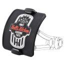 Twice-Clamp License Plate Base Plate Germany 200x180mm Black