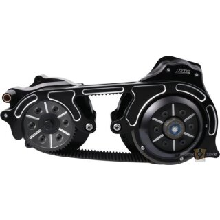 Miwaukee Eight Touring 2" Open Belt Drive Kit Aluminium Polished