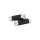 Good Guys Grips Black Chrome 1" Cable operated