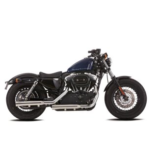 Double Groove Slip-On Muffler 2 in 2 Polished