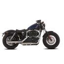 Double Groove Slip-On Muffler 2 in 2 Polished