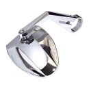 Ferrara 2 Bar End Mirror 115 mm stem Chrome