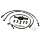 Front Brake Line Kit DOT +6"