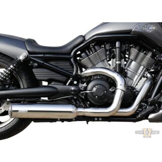 Skull Headers E3 Muscle Bomb Exhaust System Polished