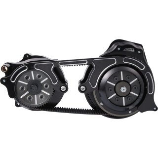 Miwaukee Eight Touring 2" Open Belt Drive Kit 6-Hole; 52 Tooth Front/69 Tooth Rear, 132 Tooth 2" Belt Black