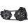 Miwaukee Eight Touring 2" Open Belt Drive Kit 6-Hole; 52 Tooth Front/69 Tooth Rear, 132 Tooth 2" Belt Black