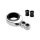 CABLE CLAMP 1 1/4-1 1/2" DUAL THROTTLE / CLUTCH CABLE, CHROME