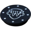 Swingarm Cover With Cult-Werk Logo Black Anodized
