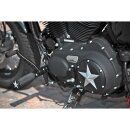 Open Mind Clutch Cover 6-hole Bi-Color Anodized