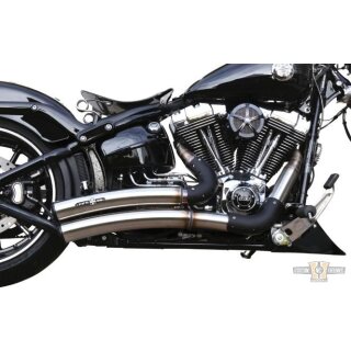 Outline Radial Low Exit Exhaust System Chrome Satin