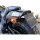 Fat Bob License Plate Bracket Kit with License Plate Light Black Powder Coated