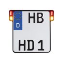 ALL-INN 2.0 License Plate Base Plate Turn Signal/Brake...