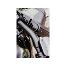 End Cap Fork Cover Cult-Werk Fork Cap with Logo Black Powder Coated