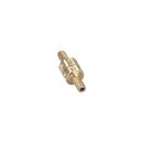 Kustom Tech Inline Petcock - polish brass