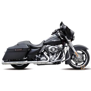 CH Configured Skull Headers TOURING BOMB  with Five-Windows Soundsystem VA Polished / Heatshield Polished  (DTC included)