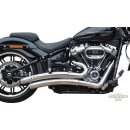 Radial Low Exit Staggered Exhaust System Show Chrome