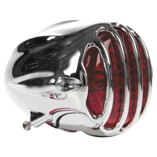 Alcatraz LED Taillight without Mounting Bracket Aluminium Dual Filament