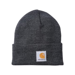 Knit Cuffed Hat Coal Heather