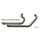 Outline Top Chopp Big Hole Slant Exhaust System Chrome Satin
