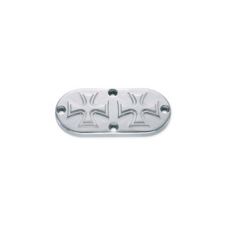 Cross Inpsection Cover Aluminium Polished