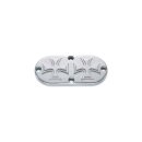Cross Inpsection Cover Aluminium Polished