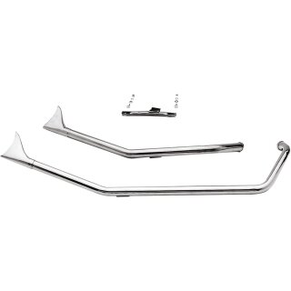 Upsweep Fishtail Exhaust Chrome