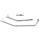 Upsweep Fishtail Exhaust Chrome