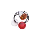 Deuce-Style Rear Turn Signal Chrome rear lamp with dual...