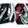 Longhorn Offset Highway Pegs with Dually & Magnum Quick Clamp 1-1/4" Engine Guards or Tubing Chrome