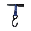 Ratchet Tie Downs, 3 m, with Coated Grip and S-Hooks