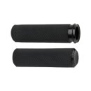 Knurled Fusion Grip Black Endcap Black 1" Anodized...