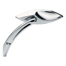 NESS DIE-CAST CHROME 3D CATEYE MIRROR, LEFT