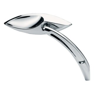 NESS DIE-CAST CHROME 3D CATEYE MIRROR, RIGHT