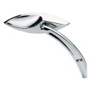 NESS DIE-CAST CHROME 3D CATEYE MIRROR, RIGHT