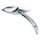 NESS DIE-CAST CHROME 3D CATEYE MIRROR, RIGHT
