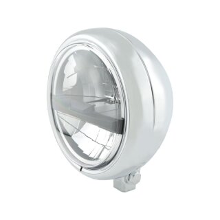 Pecos Type 5 5 3/4" Scheinwerfer Chrome LED