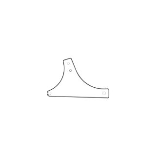 Sissy Bar Side Straps Side Plates For 8.75" or 11.00" Wide Uprights